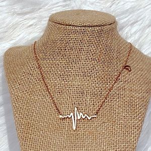 ROSE GOLD PULSE NECKLACE